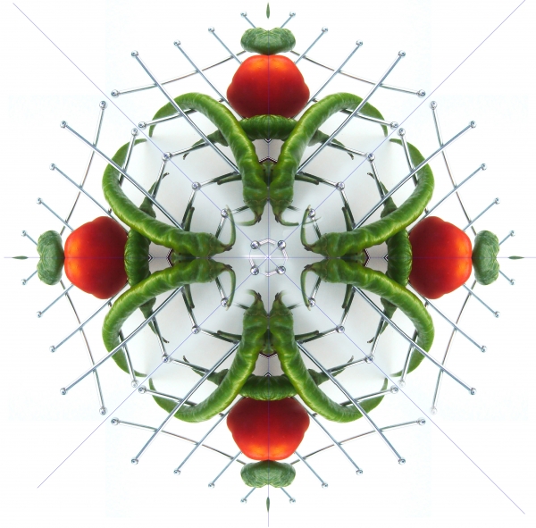 Creation of parts of pepper: Step 5